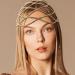 VIJIV 1920s Flapper Headpiece | Great Gatsby Crystal Rhinestone Headband for Women | Wedding Bride Accessories in Gold - Buy Online on GoSupps.com
