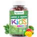Feel Great Super Green Gummies for Kids | Fruit and Vegetable Gummies | Vegan Veggie Gummy Multivitamin for Kids | Veggie Fiber Supplement | 60 Count Kids Greens & Veggies