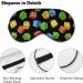 Varicoloured Dice Sleep Mask Eye Cover - Adjustable Strap for Men and Women - Blocks Light for Night Travel and Nap - Buy Online on GoSupps.com