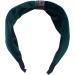 Topkids Accessories Velvet Belt Alice Bands Adult Women Hair Accessories for Women Hair Bands for Women Thick Headband Womens Headbands Head Bands Adult Women Wide Headbands (Bottle Green) - Buy Online on GoSupps.com