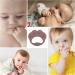 VESONE Dunkelpink Silicone Bite Rings for Babies & Toddlers - Food-Safe Sensory Toys Paw-Shaped Teething Tools - Buy Online on GoSupps.com
