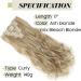 S-noilite Hot Fashion 17 Curly Clip in Hair Extensions Full Head 8Pcs - Ash Blonde/Bleach Blonde mix - 17 Inch - Buy Online on GoSupps.com