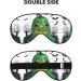 Green Ghost Horror Halloween Pumpkin Print Eye Mask | Ultra-Soft Light-Blocking | Perfect for Comfortable Sleep | International Shipping Available - Buy Online on GoSupps.com