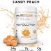 Isolate Splash Clear Whey Protein Powder - Zero Sugar Candy Peach Flavor 24g Protein/Scoop Collagen 817g (23 Servings) - Buy Internationally - Buy Online on GoSupps.com