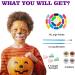 MooMoo Baby Face Paint Professional Body Painting Kit for Kids Water Based Body Paints Non Toxic Makeup Palette for Halloween (19 Color) - Buy Online on GoSupps.com