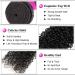 Emol Hair 9A Brazilian Curly Hair Bundles - Virgin Human Hair Weave (14-18 inch 300g) - Kinky Natural Color Remy Hair - Buy Online on GoSupps.com