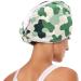 Black Green Teal Graffiti Hair Towel 2 Pack | Super Absorbent Quick Dry Hair Turbans for Women & Girls - Buy Online on GoSupps.com