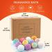 KASTU Bath Bombs 12-Piece Gift Set with Essential Oils for Stress Relief and Moisturizing Dry Skin - Perfect Father's Day Gift Idea for Men and Women - Buy Online on GoSupps.com