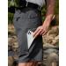Moosehill Men's Water-Repellent Cargo Shorts - Lightweight Breathable Hiking & Cycling Pants with 6 Pockets - XXL Dark Gray Outdoor Bermuda Shorts - Buy Online on GoSupps.com