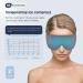 Intelligent Heating & Cooling Eye Mask for Dark Circles & Puffiness | Skincare Neck Pad | Gray & Black | International Shipping Available - Buy Online on GoSupps.com
