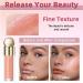 NewBang Liquid Blush Highlighter Contour Trio Set - 3pcs Cream Matte Blusher Rouge Dewy Cheek Tint Shimmer Glitter Luminizers Face Contouring Bronzer Makeup Pen - Buy Online on GoSupps.com