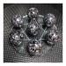 Crystal Rough Natural Gabbro Stone BallSeven Star Array Crystal Sphere Minerals Specimens for Reiki Home Decoration