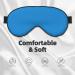 Buy Soft Blue Eye Mask - Adjustable Nighttime Comfort for Men & Women | International Shipping Available - Buy Online on GoSupps.com