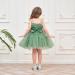 Miipat Sleeveless Tulle Baby Girl Dress with Headband | Princess Party Dress (Green, 18-24 Months) - Buy Online on GoSupps.com