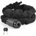 High-Security Bicycle Lock with Key - 100cm Motorcycle Chain Lock - 360 Rotatable for E-Scooter E-Bike and Children's Bikes - Durable Black Design - Buy Online on GoSupps.com