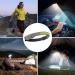 Pluralla LED Headlamp | Rechargeable 230Wide Beam Headlight with Motion Sensor | 5 Modes Lightweight Sweat Proof Head Flashlight for Outdoor Activities - Grey - Buy Online on GoSupps.com