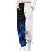 Buy Y2K Women s Parachute Cargo Pants - Baggy Vintage Streetwear & E-Girl Style - 90s Track Pants in Lang 01-Marine - Buy Online on GoSupps.com