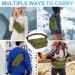 Retee Bellbag Waterproof Hip Pocket - 5 Pocket Breast Bag for Men & Women | Ideal for Outdoor Travel & Hiking (A-Green) - Buy Online on GoSupps.com