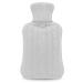 KEPLIN Cosy Hot Water Bottle with Knitted Cover - Relieves Body Aches & Pains Washable Safe & Durable Heating Pad - Ideal Cosy Nights & Gifts - Large 2L (Cream) Cream Knitted
