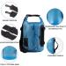 HEETA Waterproof Dry Bag for Women Men  5L/10L/20L/30L/40L Roll Top Lightweight Dry Storage Bag Backpack with Phone Case for Travel  Swimming  Boating  Kayaking  Camping and Beach Blue 5L - Buy Online on GoSupps.com