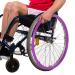 Wheelchair Wheel Covers Wheelchair Push Rim Covers Wheelchair Push Rim Covers Non-Slip Wear-Resistant Hand Push Cover Improve Grip and Traction(Purple 24 inches) 24 inches Purple