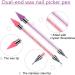 YINGJEE Rhinestone Picker Pen Set - Dual-ended Nail Art Dotting Pen with Replaceable Wax Heads for Manicure and Diamond Painting (Pink Purple) - Buy Online on GoSupps.com