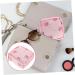 Stylish 2-Piece Healeved Container Napkin & Cosmetic Bag - Pink Travel Organizer for Handbags & Wallets | 12x12cm - Buy Online on GoSupps.com