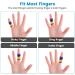 Ednyzakrn Finger Protection - 20 Stretchy Finger Bandages for Injury Relief | Arthritis & Swelling Support | Basketball Finger Covers - Rainbow Size Options - Buy Online on GoSupps.com