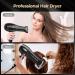YASHE HD-8009BF Professional Hair Dryer 2400W Salon Ionic Hairdryer with Diffuser and Nozzle Fast Drying with 2 Speed 3 Heat Setting and Cool Button - Buy Online on GoSupps.com