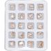 Nail Rhinestones Different Shape Rhinestone Nail Decoration Luxury 20pcs Nail Design Sparkling for Women for Travelling (Champagne) - Buy Online on GoSupps.com