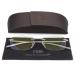 CGID reading glasses reading aid frameless made of aluminum - magnesium alloy rectangular with case diopters from +2.5