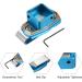 Patikil Magnetic Billiards Container - Aluminum Alloy Snooker Accessories with Belt Clip - Blue - Buy Online on GoSupps.com