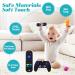 Bambebe BeiÃring Baby - 2PC Soft Silicone Teething Rings for 0-12 Months | Montessori Baby Toys - Safe & Soothing Teething Aid - Buy Online on GoSupps.com