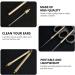 Titanium Alloy Ear Digger Kit - Ear Wax Removal Tool with Keychain | Ear Cleaner and Ear Pick for Earwax Removal - Buy Online on GoSupps.com