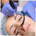Mikinona Eyebrow Ruler Eye Brow Shaping Kit White White Outfit Eyebrow Shaper Kit Set Eyebrow Line Foldable Eyebrow Mapping Kit 25.5x1.3cm Black - Buy Online on GoSupps.com