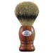 Hans Baier Exclusive Shaving Brush Real Silvertip Badger Hair - Plum Wood Handle
