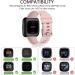 Vancle Silicone Sports Armband for Fitbit Versa | Replacement Bracelet for Versa 2 Versa Lite & SE - Pink (S) - Buy Online on GoSupps.com