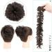 SEGO Hairpiece Extensions - Real Hair Long Messy Bun Updo Voluminous Dark Brown #2 - International Shipping Available - Buy Online on GoSupps.com