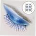 Gogogmee 5 Pairs False Eyelashes Fake Lashes Colored Eyelashes Soft Thick Lashes Soft Light Fake Lash Blue Lashes Rhinestone Eyelashes Cosplay Lashes Fake Eyelashes Fiber - Buy Online on GoSupps.com