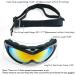 HelloPet Dog Goggles - UV Protection Sunglasses for Dogs with Adjustable Strap - Ideal for Travel, Skiing, and Anti-Fog - Black - Buy Online on GoSupps.com