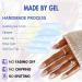 KQueenest Chrome Light Pink Short Square Press on Nails | Acrylic Soft Gel with Pearlescent Effect Perfect Petite False Nail Set for Women & Girls - Buy Online on GoSupps.com