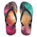 Mnsruu Universe Spiral Galaxy Space Starry Star Flip Flops Flip Sandals Home slippers Hotel Spa Bedroom Travel Xs for Men Women