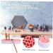 Angoily Pink Silicone Makeup Brush Storage Box - Organizer & Holder for Cosmetics | 28X5CM | Ideal for International Shipping - Buy Online on GoSupps.com
