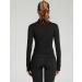 Tanming Women's Full Zip Seamless Workout Jacket - Black, Small | Slim Fit Track Jacket for Running, Yoga - Buy Online on GoSupps.com