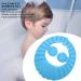 Baby Bathing Hat 6.6in Diameter Kids Shampoo Hat Silicone Ear Shower Hat for Children(Blue) - Buy Online on GoSupps.com
