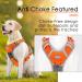 Thinkpet Anti-Zug Dog Harness - Adjustable Reflective XL Orange | Breathable & Comfortable Control Handle - No Choking Design for Large Dogs - Buy Online on GoSupps.com