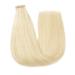 Hotlulana Tape Extensions Real Hair Platinum Blonde (#60) - 22 Inch / 55cm 100% Natural 50g Invisible Skin Weft - 20 Pack - Buy Online on GoSupps.com