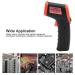 NonContact Thermometer Convenient Lightweight Handheld Temperature Meter LCD Digital HW600 Temperature Measuring Thermometer for Industry(Red) - Buy Online on GoSupps.com