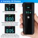 Chaoos Portable Breathalyzer Alcohol Tester with LCD Display - High Precision, 10 Mouthpieces for Home and Party Use (Black) - Buy Online on GoSupps.com