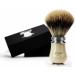 Men's Pure Badger Hair Shaving Brush - Ivory Handle & Stand - Silver Tip for Wet Shaving | International Shipping Available - Buy Online on GoSupps.com